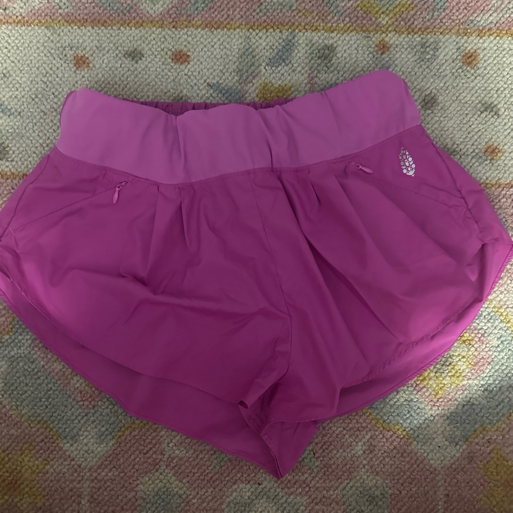 Free People Movement Women's Pink Athletic Shorts